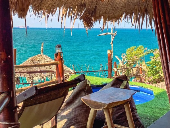 Superior Ocean View Cottage | View from room - Paree Hut Resort Koh Sichang (Ko Sichang)