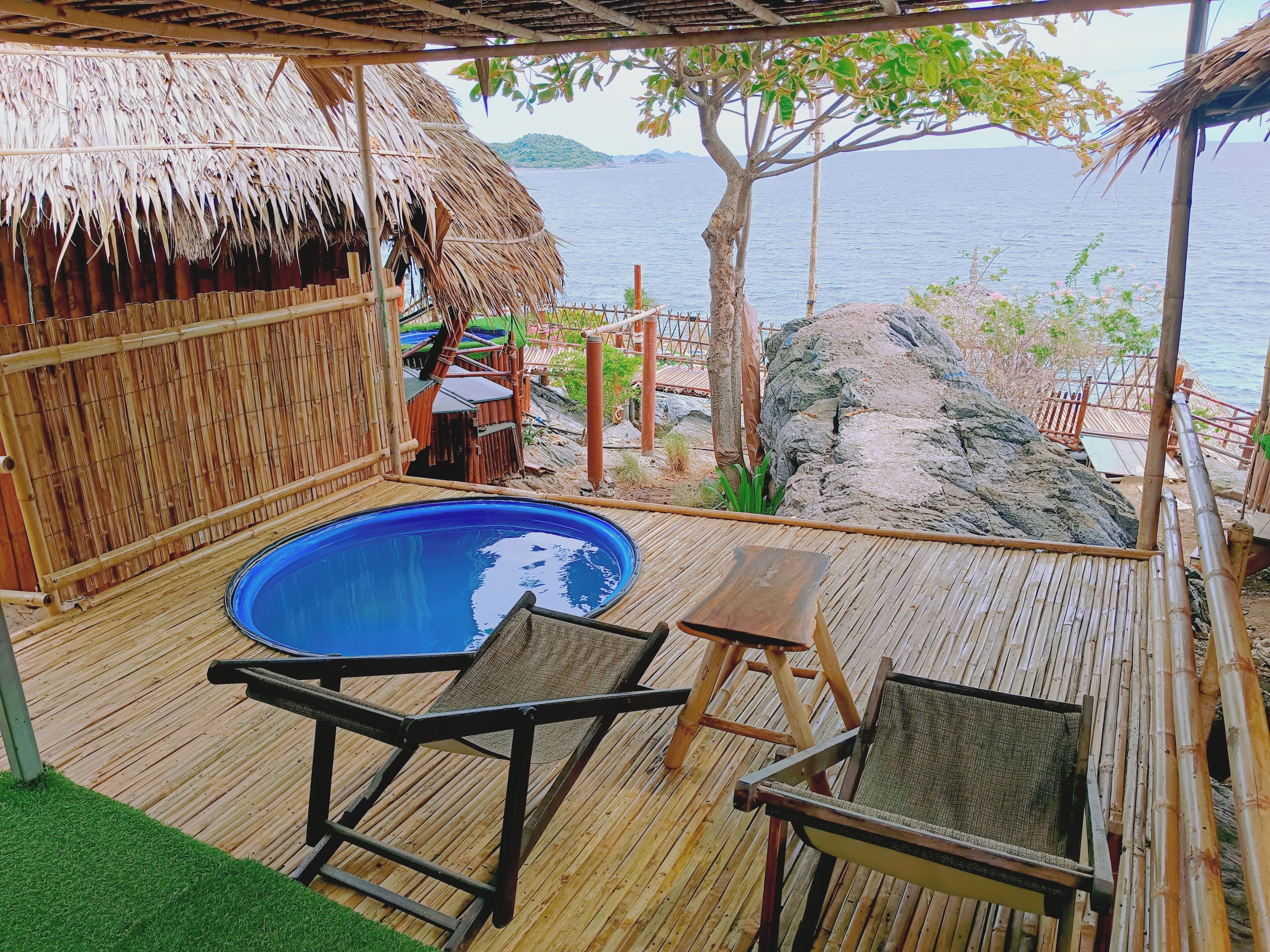 Standard Double Room, Balcony, Pool View | 1 bedroom, blackout drapes, WiFi (free), bed sheets