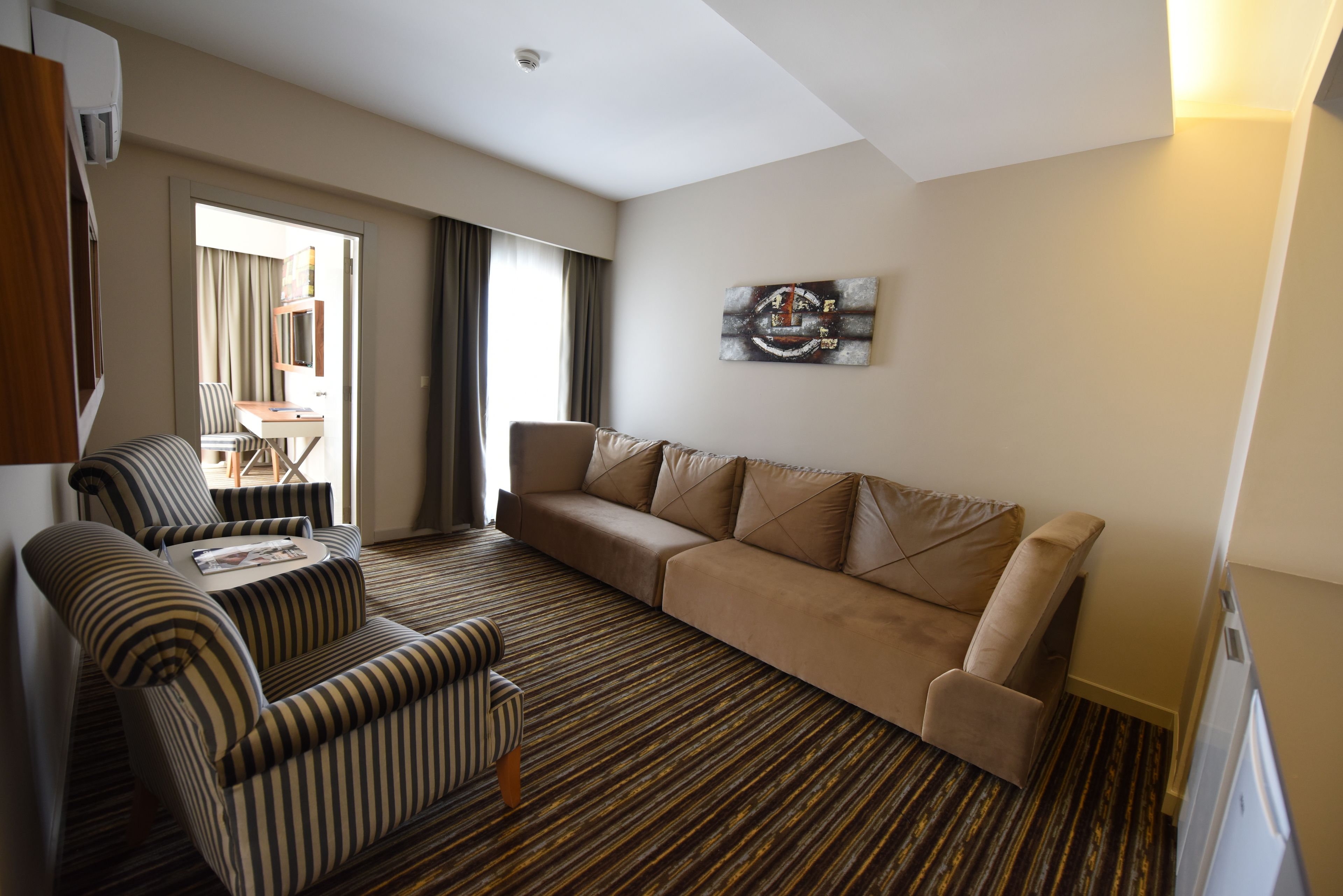superior suite | living area | lcd tv