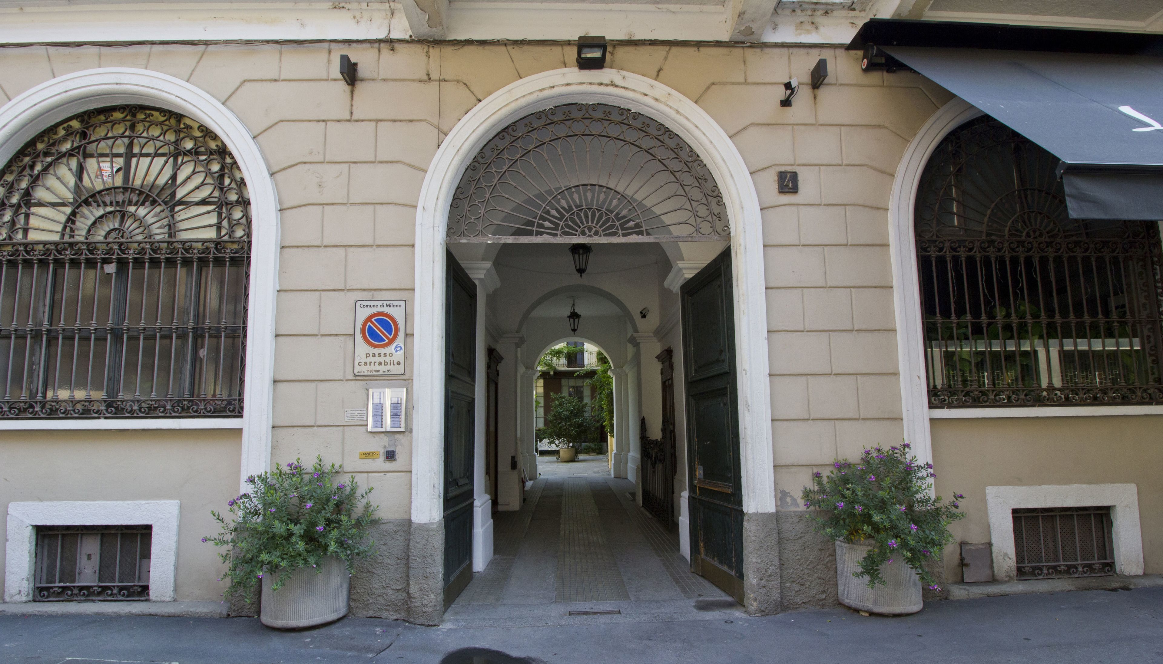 Entrée de l’hébergement