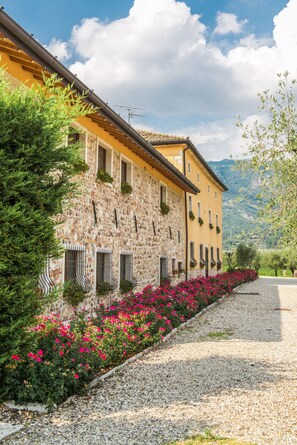 Majoituspaikan julkisivu