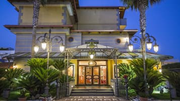 Front of property - evening/night