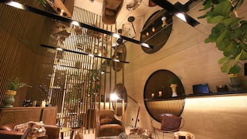 Sitteområde i lobbyen