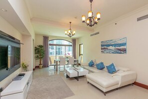 Living room - Kennedy Towers - Golden Mile (Dubai)