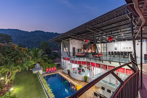 Family Villa, Multiple Bedrooms, Private Pool, Mountainside | Terrace/patio