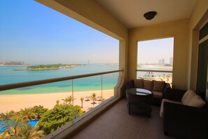 Departamento, 2 habitaciones, vista al mar | Terraza o patio
