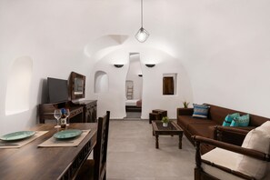 Classic-Suite, Meerblick (Cave) | Wohnbereich