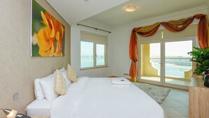 Apartamento, 2 quartos | 2 quartos, cofres nos quartos, cortinas blackout