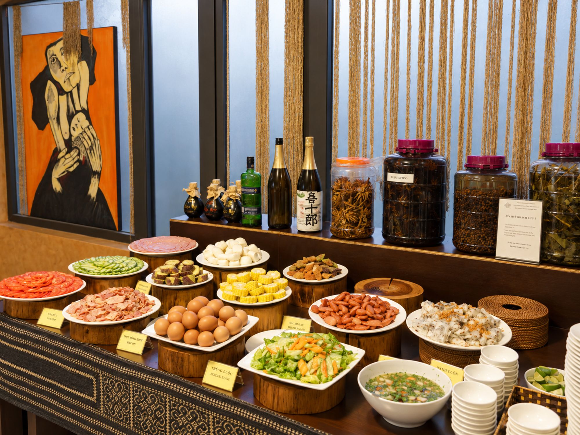 Breakfast buffet