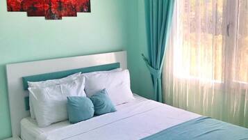 Appartement | 1 chambre, literie de qualité supérieure, bureau, chambres insonorisées