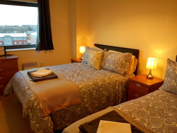 4 bedrooms, premium bedding, individually decorated