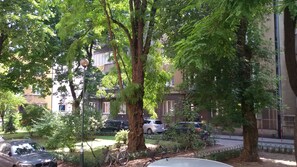 Vue sur la rue
