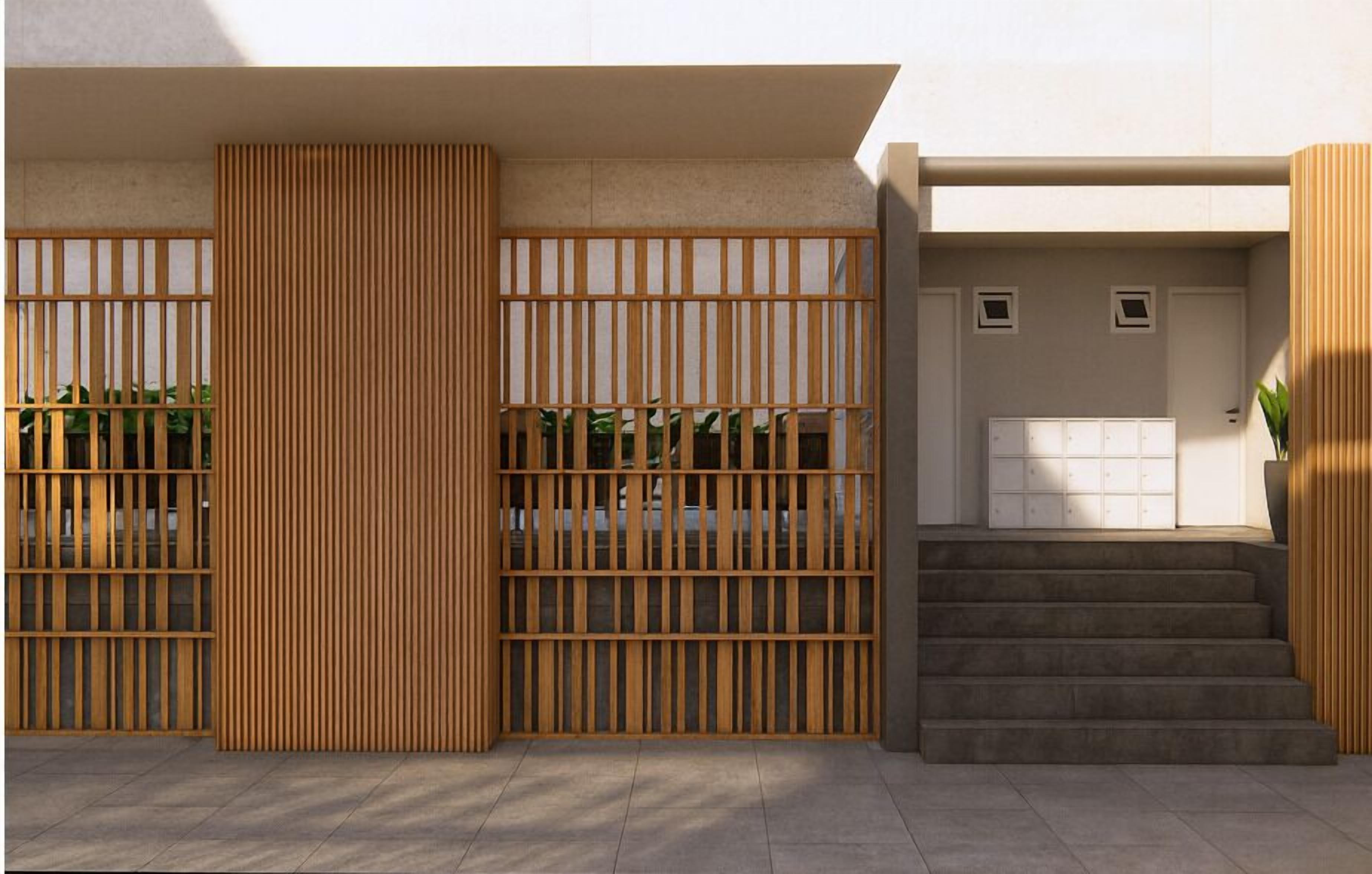 Fachada de la propiedad