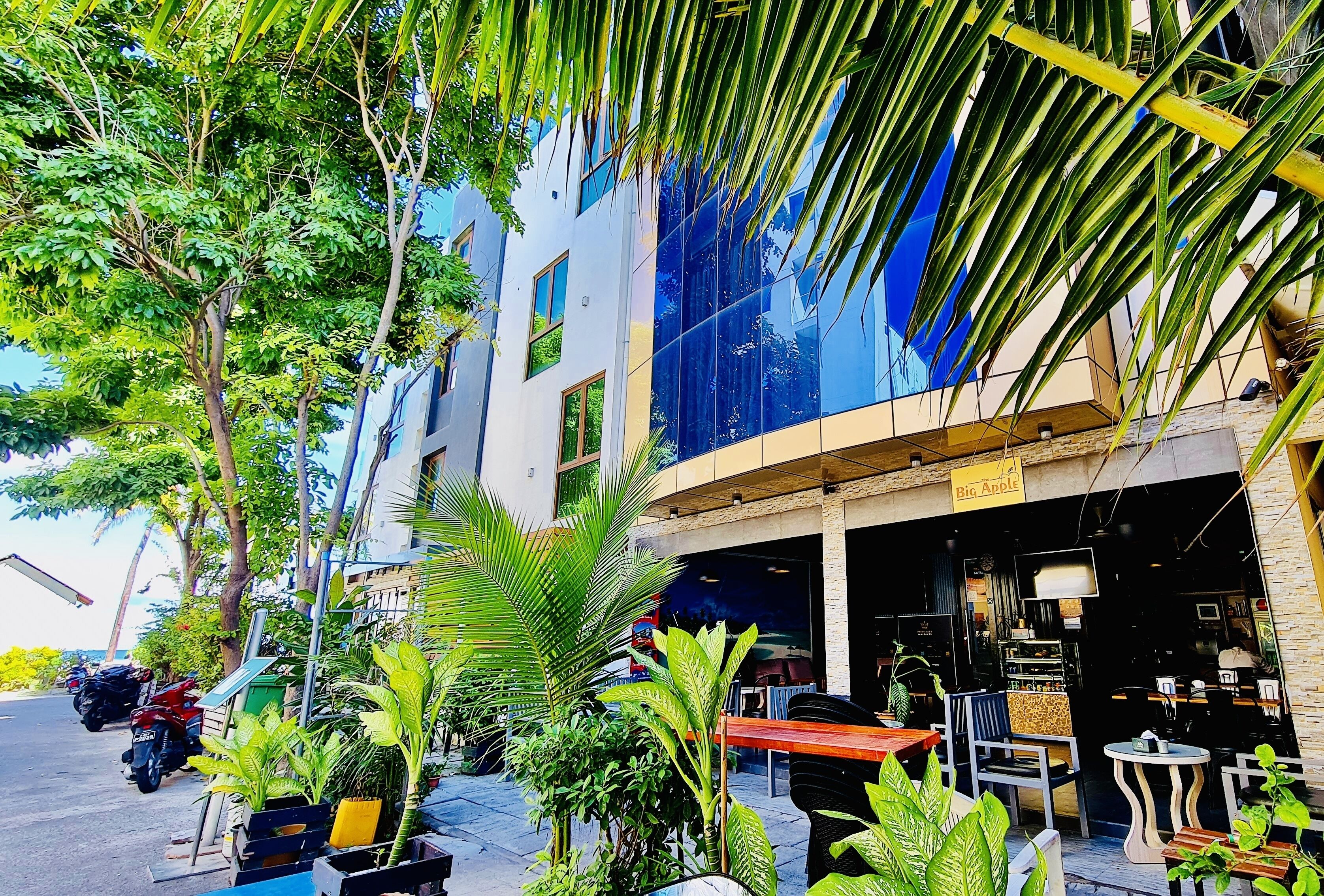 Façade de l’hébergement