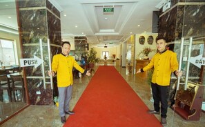 Interior entrance