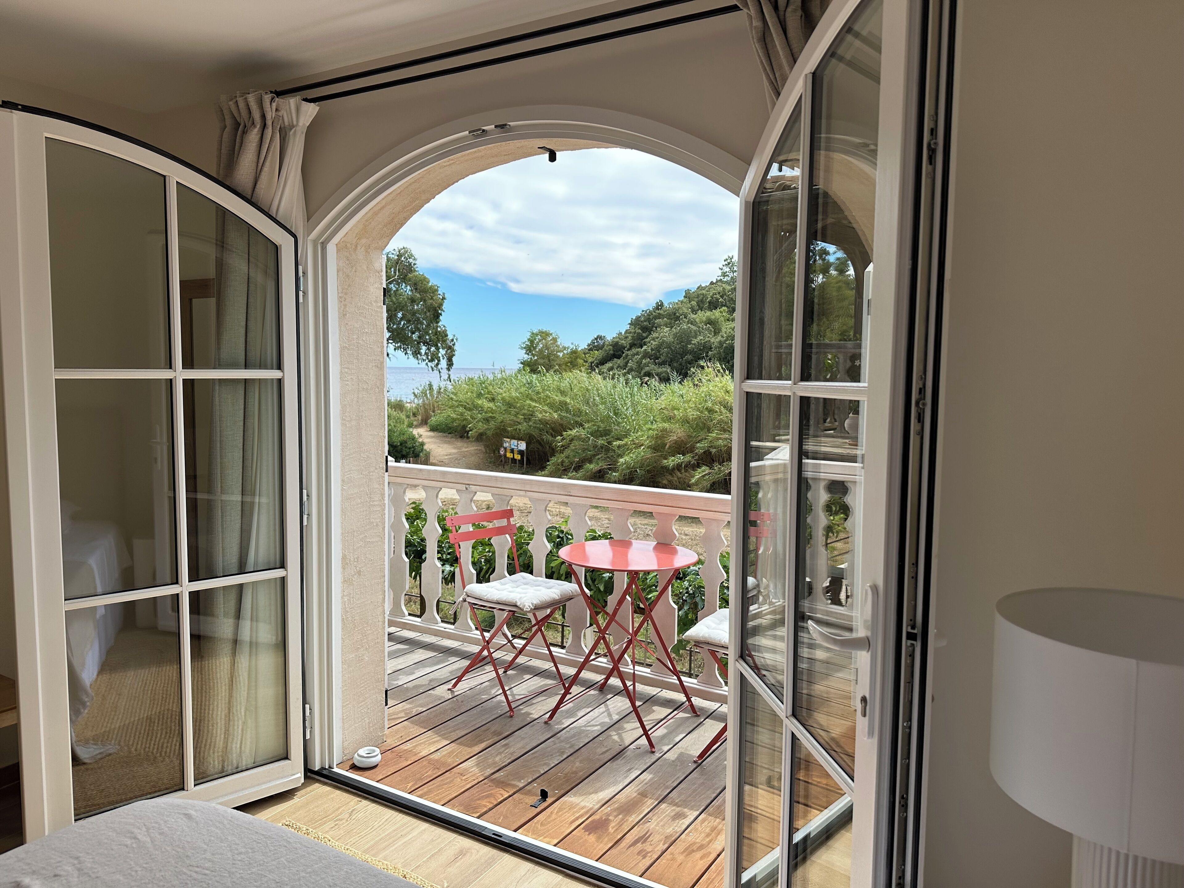 Superior double room with balcony and sea view | Terrace/patio