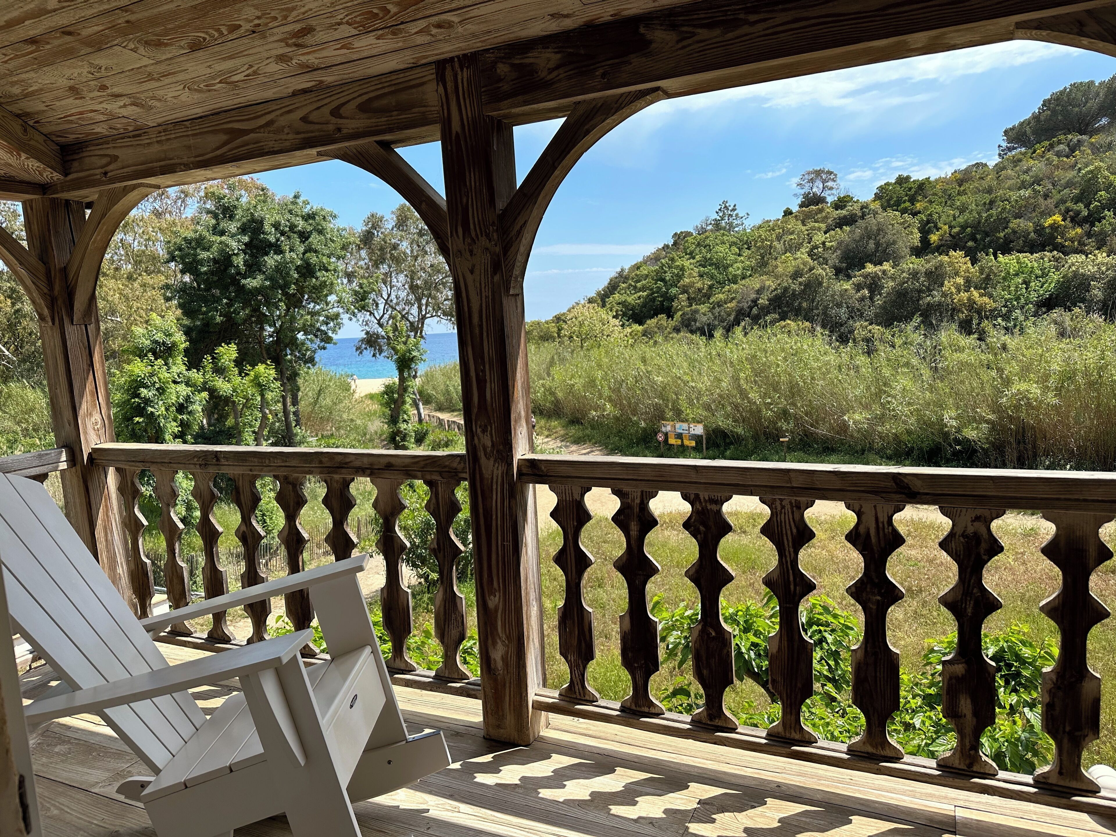 Deluxe double room with terrace and sea view | Egyptian cotton sheets, premium bedding, Select Comfort beds