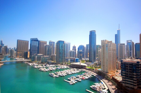 View from room - Kennedy Towers - Marina Wharf (Dubai)