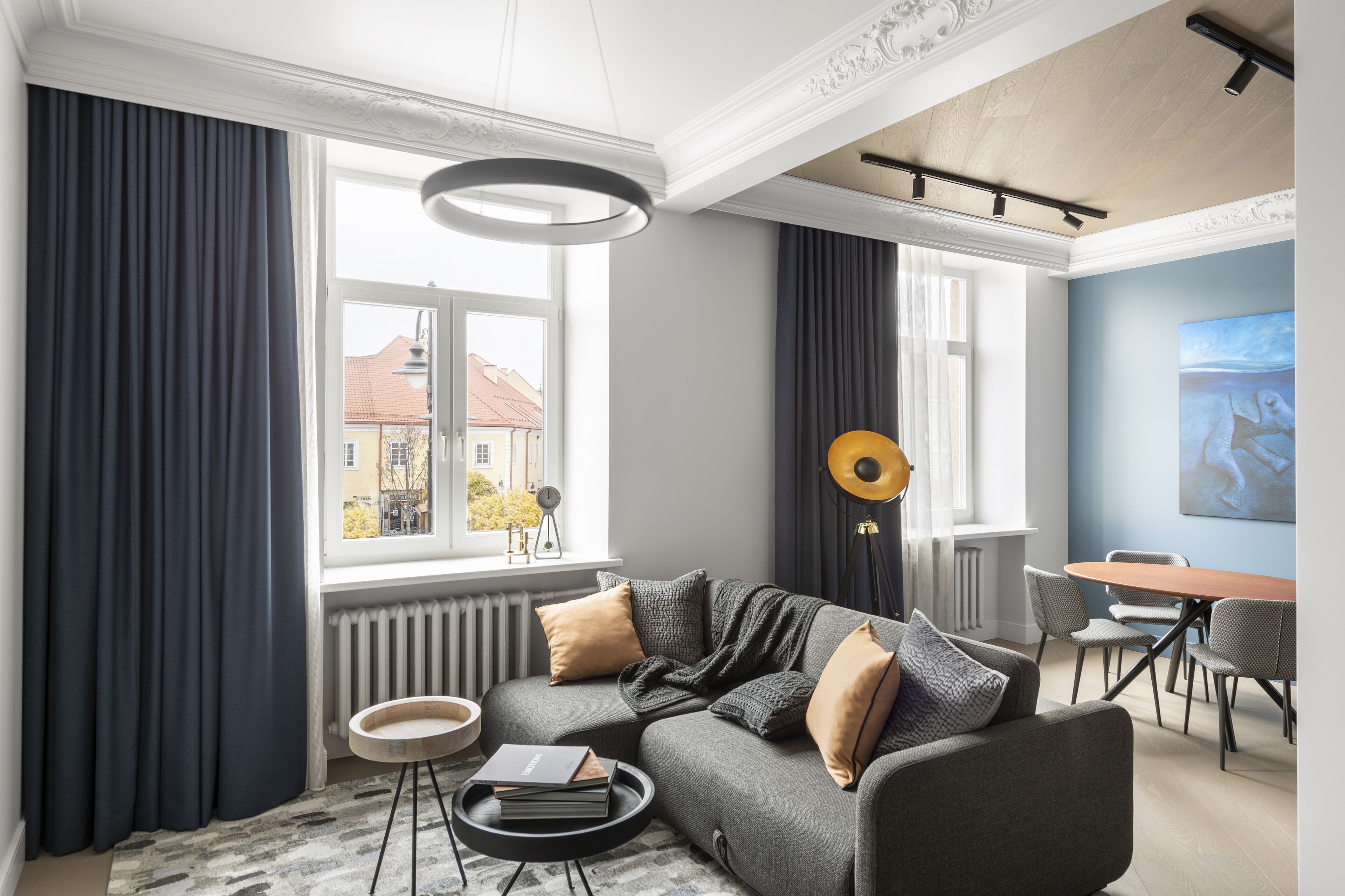 Luxury Apartment Town Hall sq. View Didzioji St.20 | Sala de estar | Televisión LCD, Netflix, películas de estreno y películas con cargo 