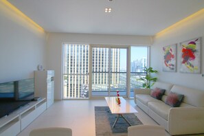 Apartment, 1 Bedroom | Living room | TV