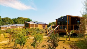 豪華小木屋, 3 間臥室, 露台, 花園景 | 園景