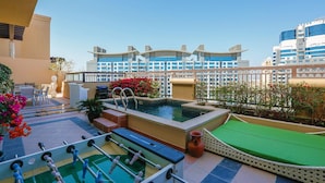 Apartment, 3 Bedrooms | Terrace/patio - Kennedy Towers - Fairmont North (Dubai)