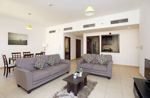 Appartement, 2 chambres | 2 chambres, coffres-forts dans les chambres, rideaux occultants