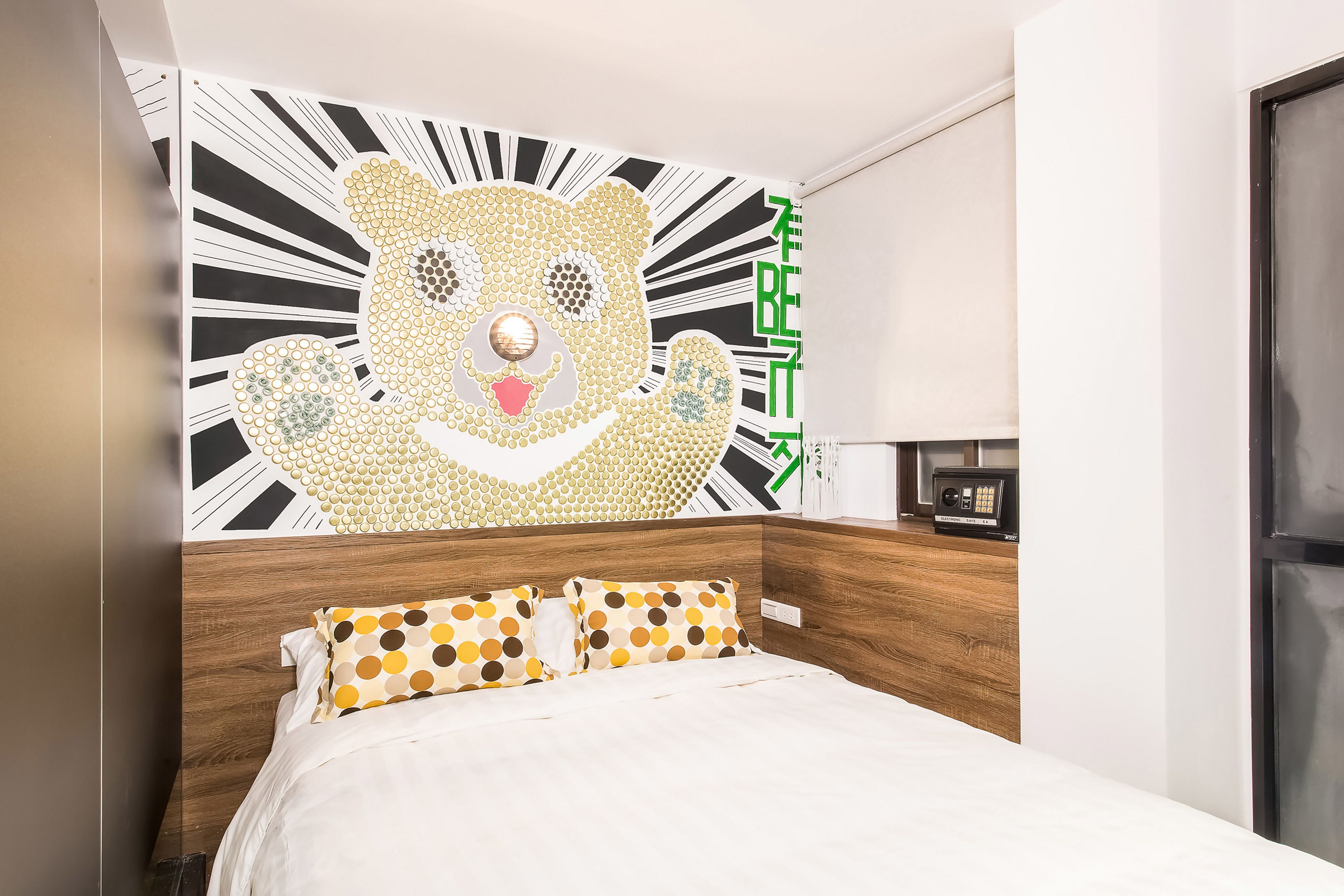 in-room safe, desk, blackout curtains, soundproofing