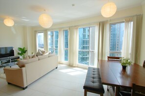 Appartement, 1 chambre | Coin séjour | Télévision à écran plat