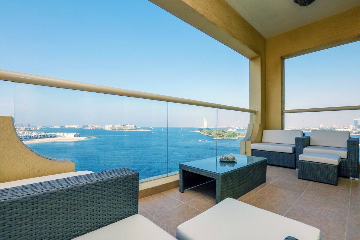 Appartement, balcon, vue sur la mer | Balcon