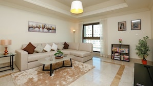 Apartment, 1 Bedroom | Living area - Kennedy Towers - Fairmont South (Dubai)