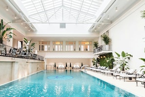 Indoor pool, seasonal outdoor pool