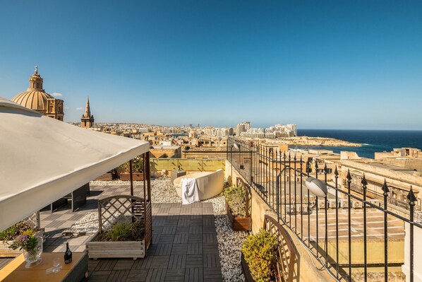 Vistas a la ciudad desde el alojamiento