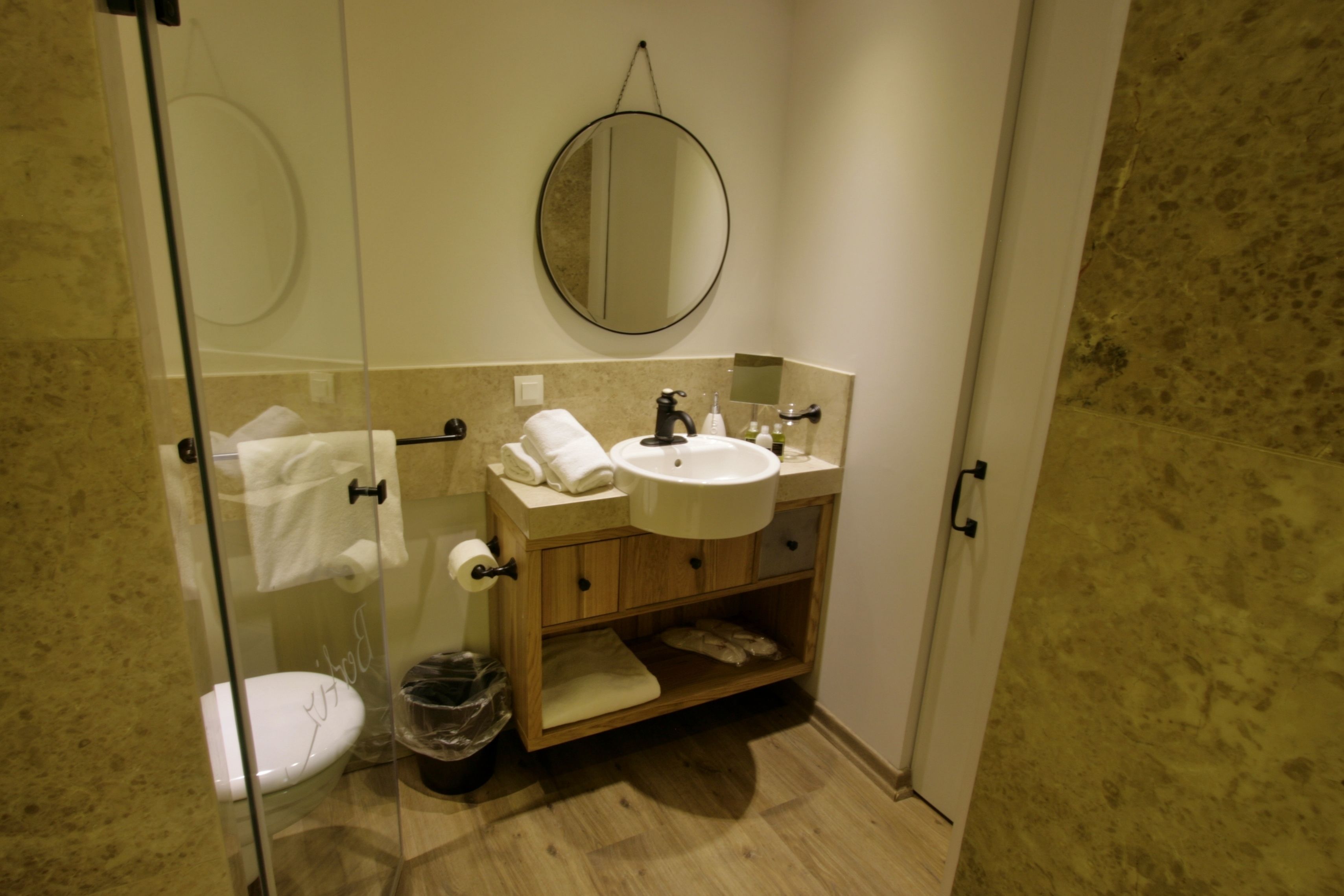 shower, rainfall showerhead, designer toiletries, hair dryer