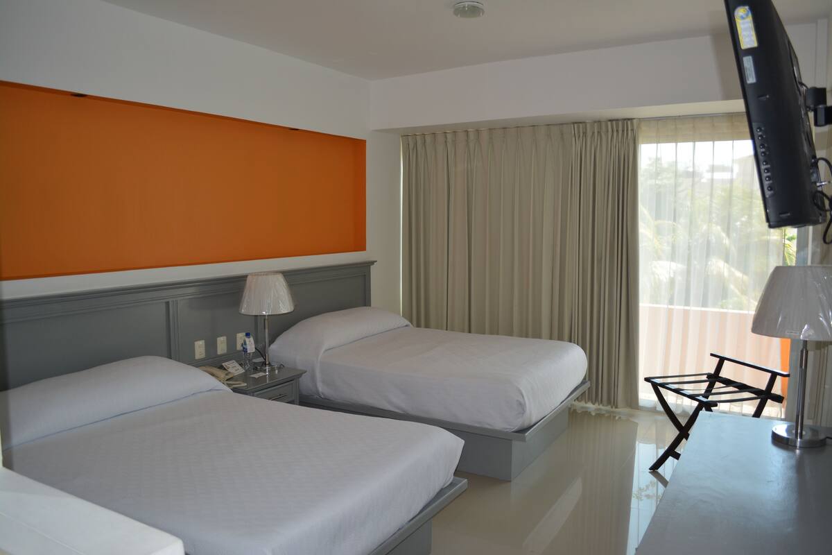 Chambre Double, balcon