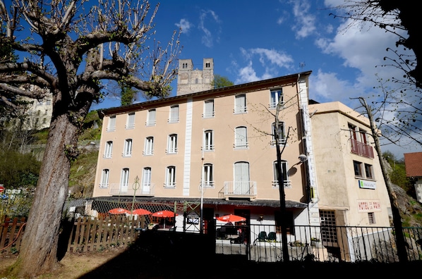 Voorkant van accommodatie