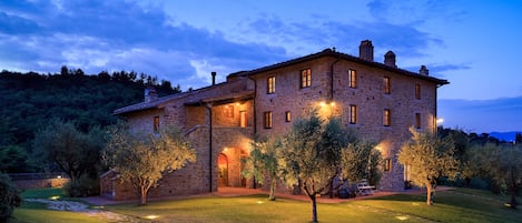 Front of property – evening/night