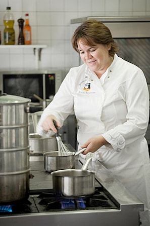 Lunsj og middag serveres