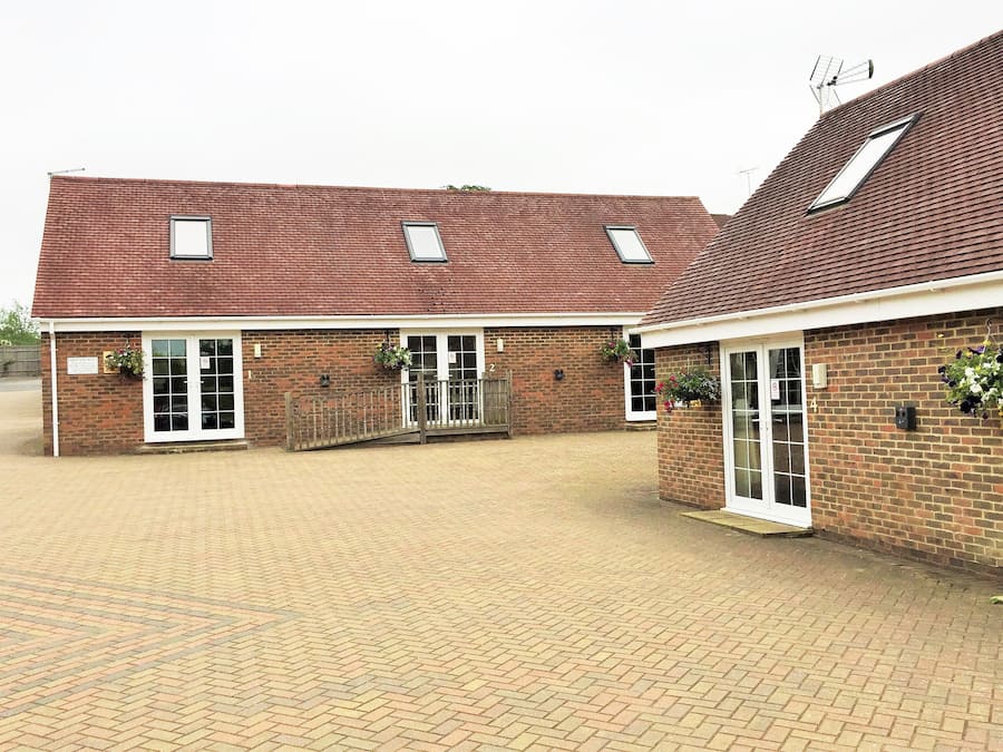 Voorkant van accommodatie