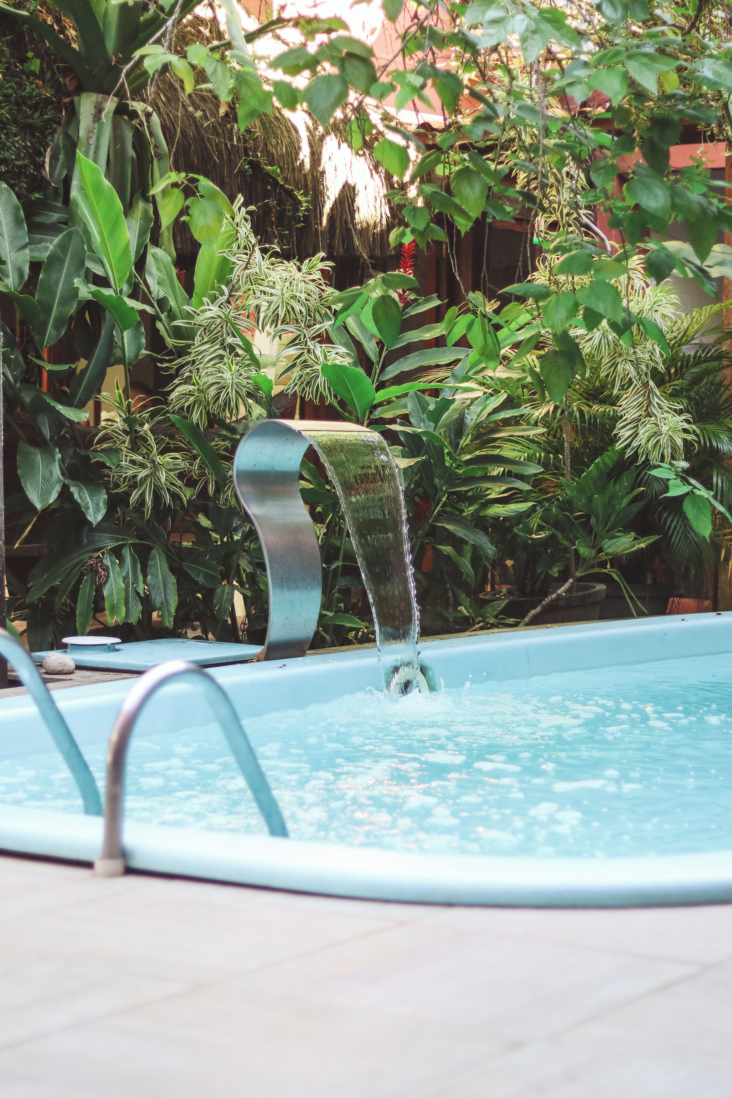 Blick von der Unterkunft