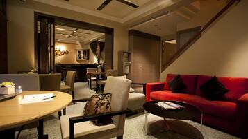 Sitzecke in der Lobby