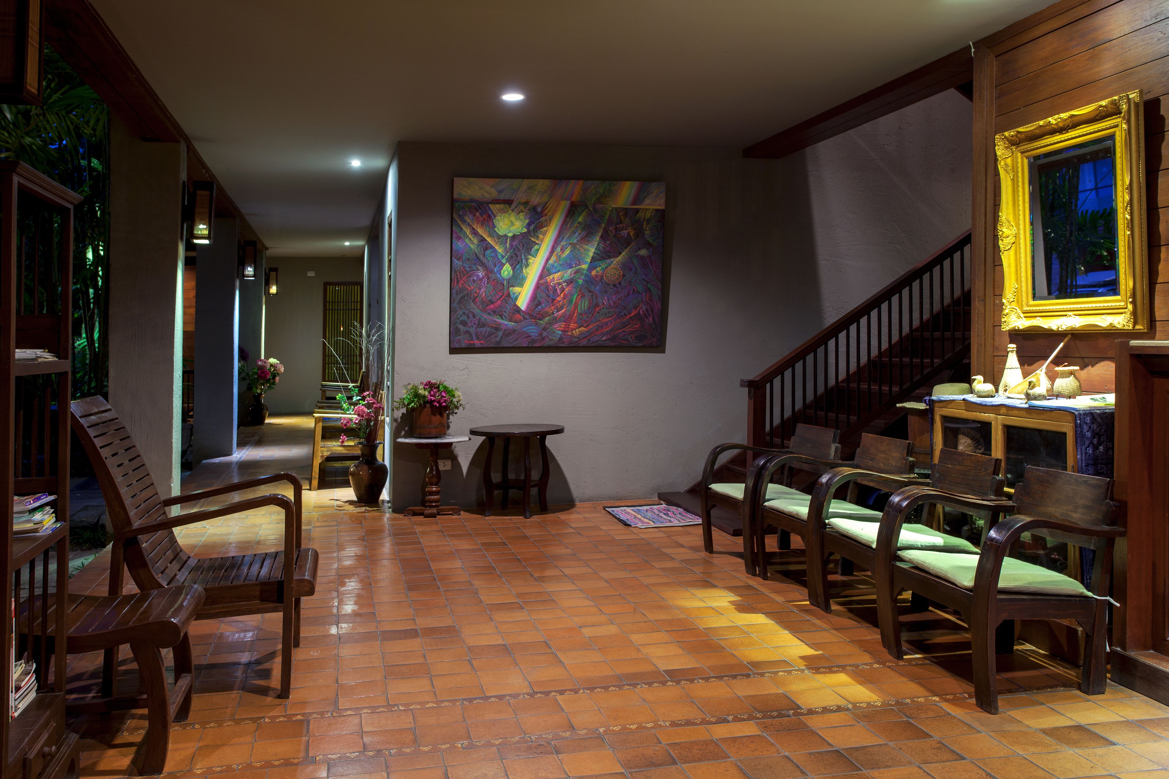 Interior entrance