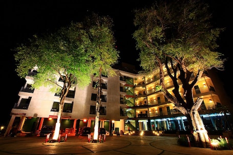Front of property - evening/night