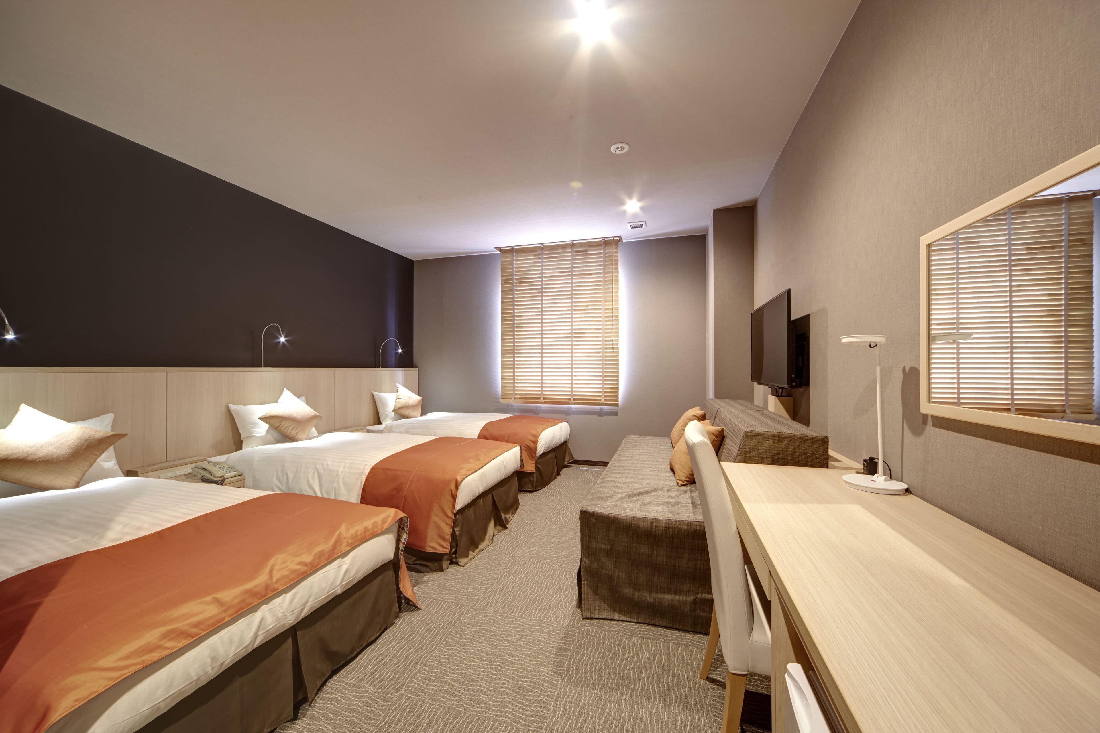 family room/23sqm/main building (non-smoking) | desk, blackout curtains, iron/ironing board, free wifi