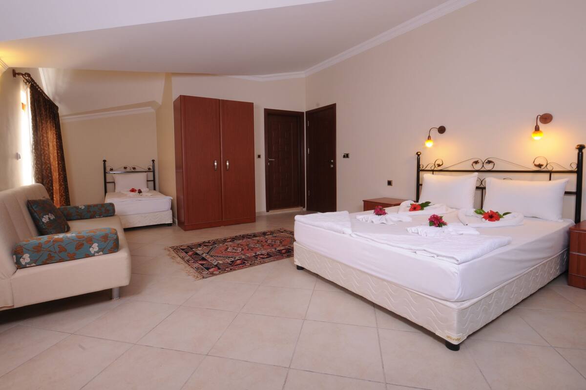 Premium bedding, soundproofing, rollaway beds, free WiFi