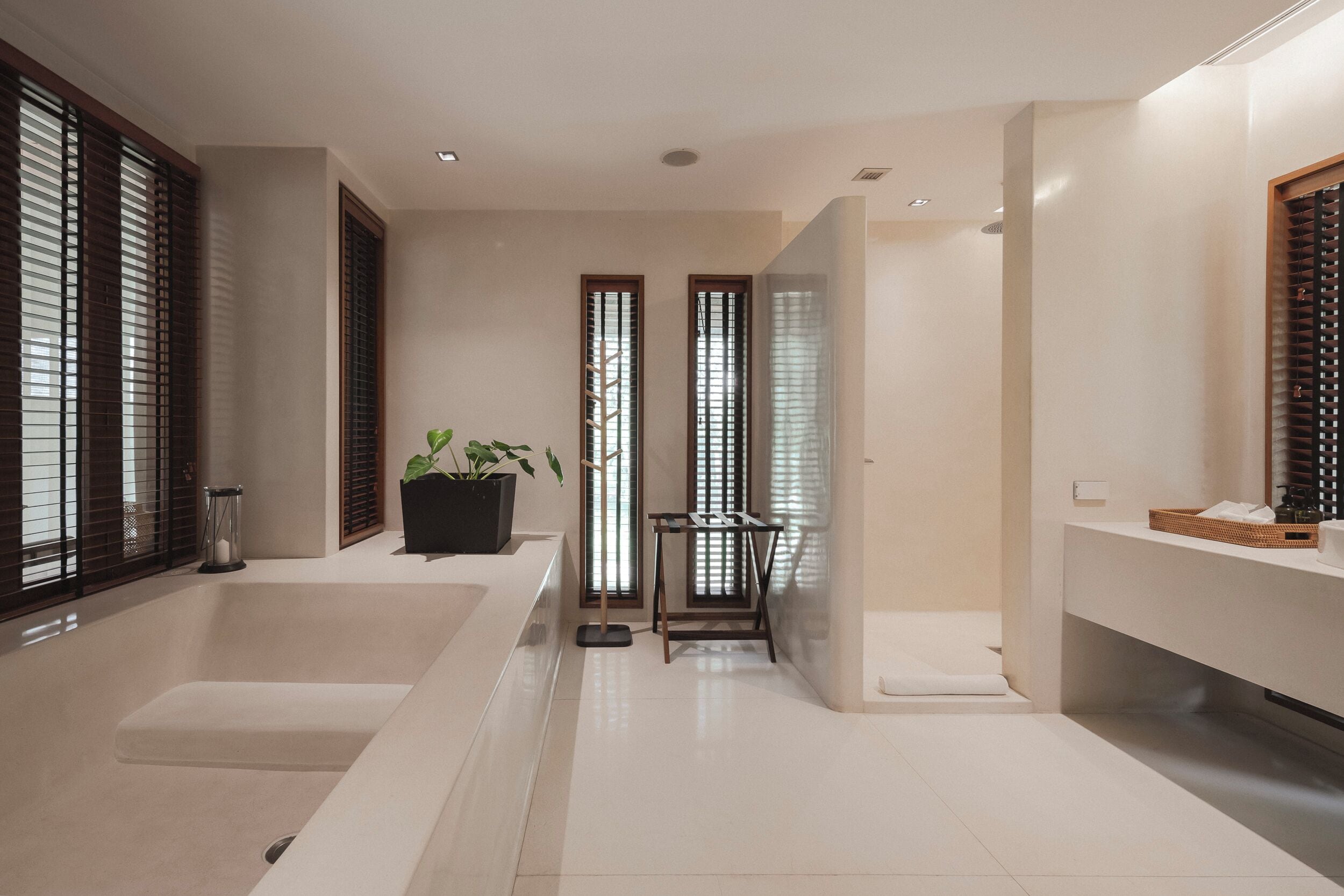 terrace suite | bathroom | separate bathtub and shower, deep-soaking bathtub, free toiletries