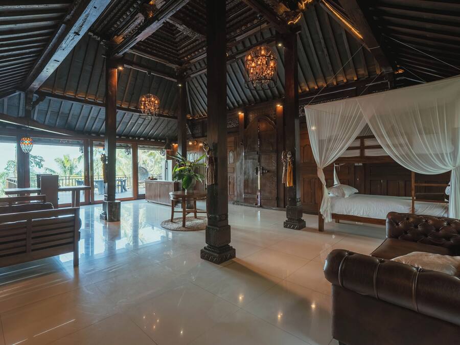 Family Villa, Mountain View | Egyptian cotton sheets, premium bedding, pillowtop beds, minibar