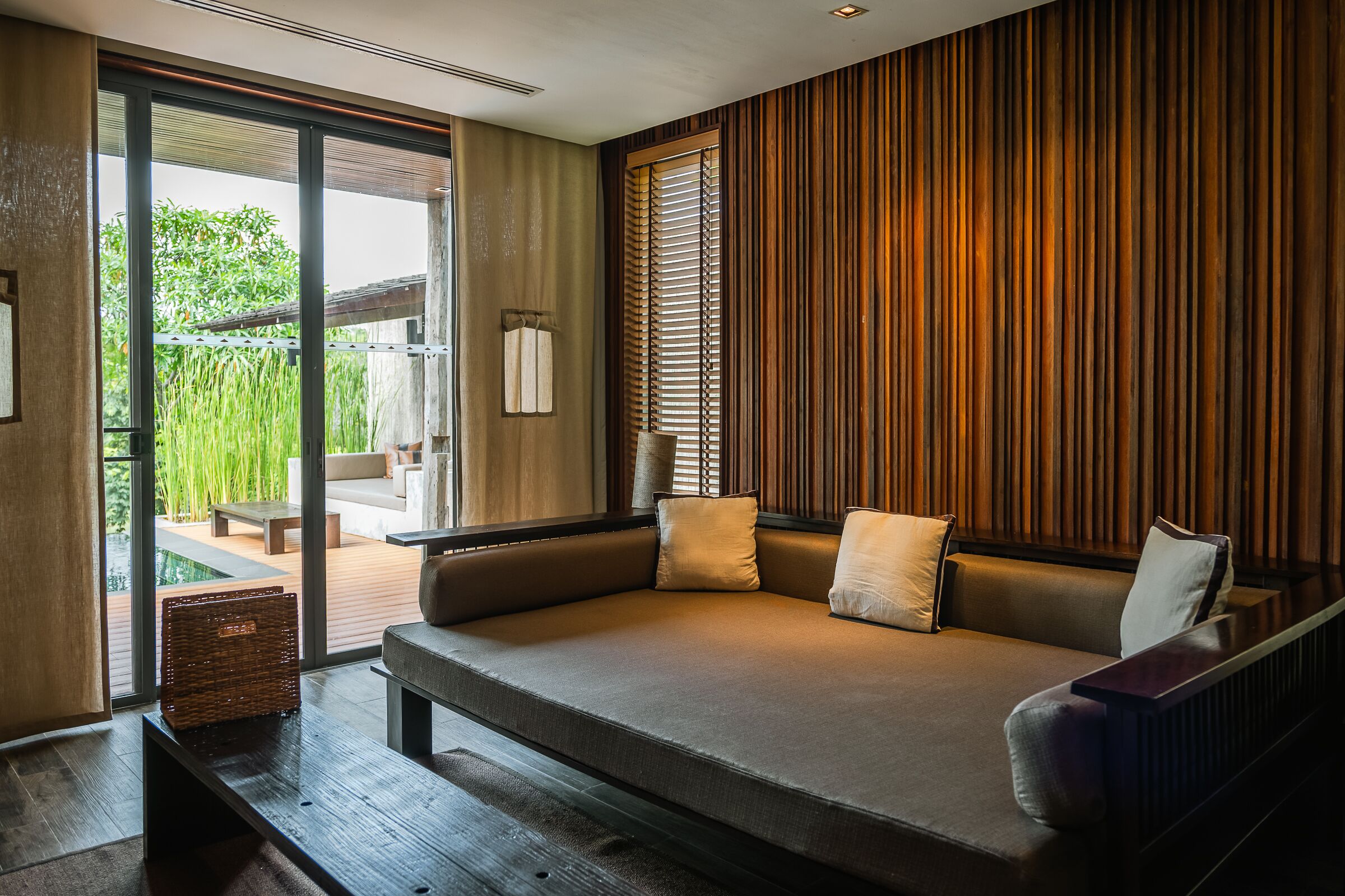 1-bedroom suite with private pool  | living area | 32-inch flat-screen tv with cable channels, tv, dvd player