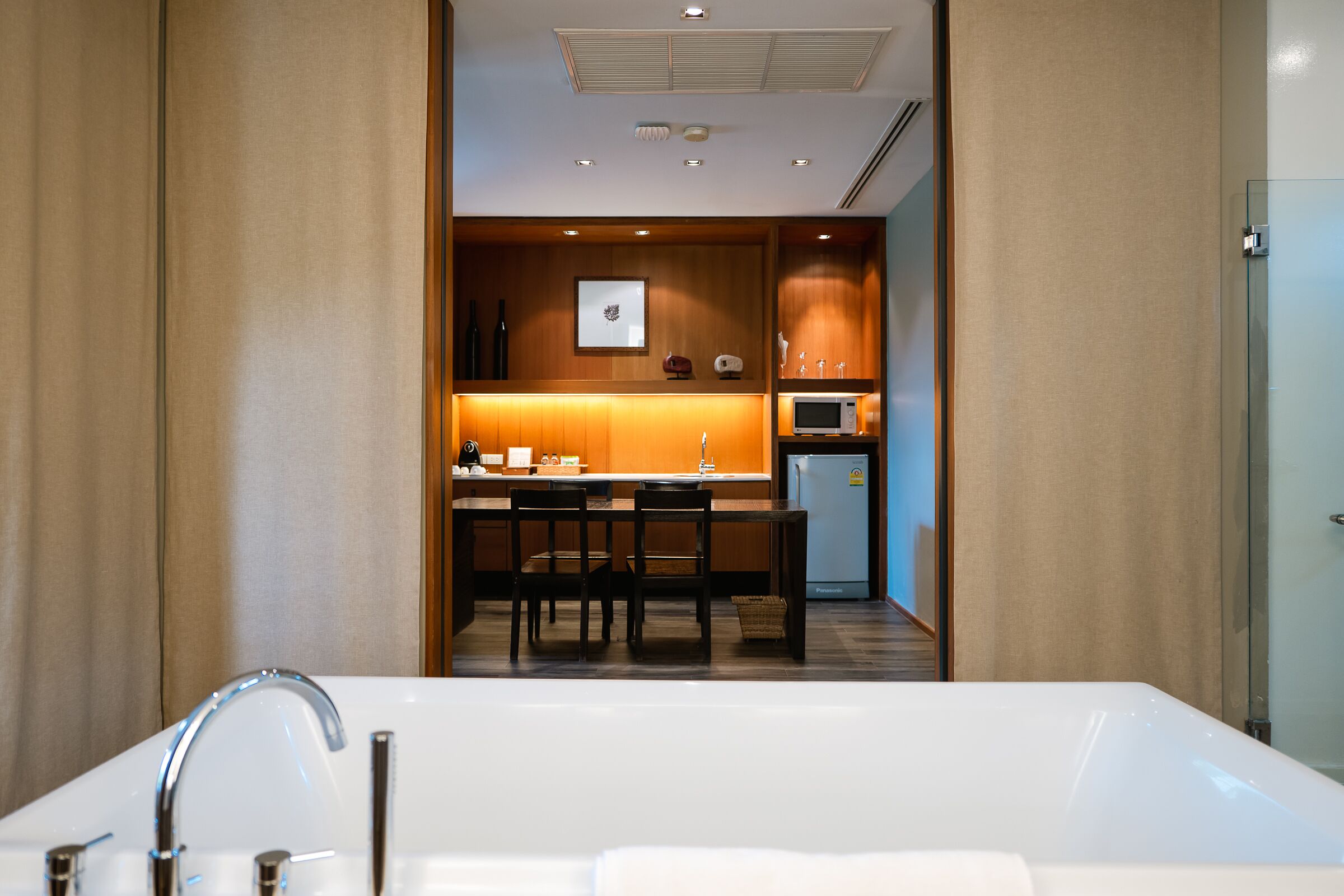 1-bedroom suite with private pool  | bathroom | separate bathtub and shower, jetted bath, free toiletries, hair dryer