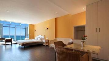 Superior Double Room, Ocean View (Room4) | 1 bedroom, premium bedding, down comforters, desk